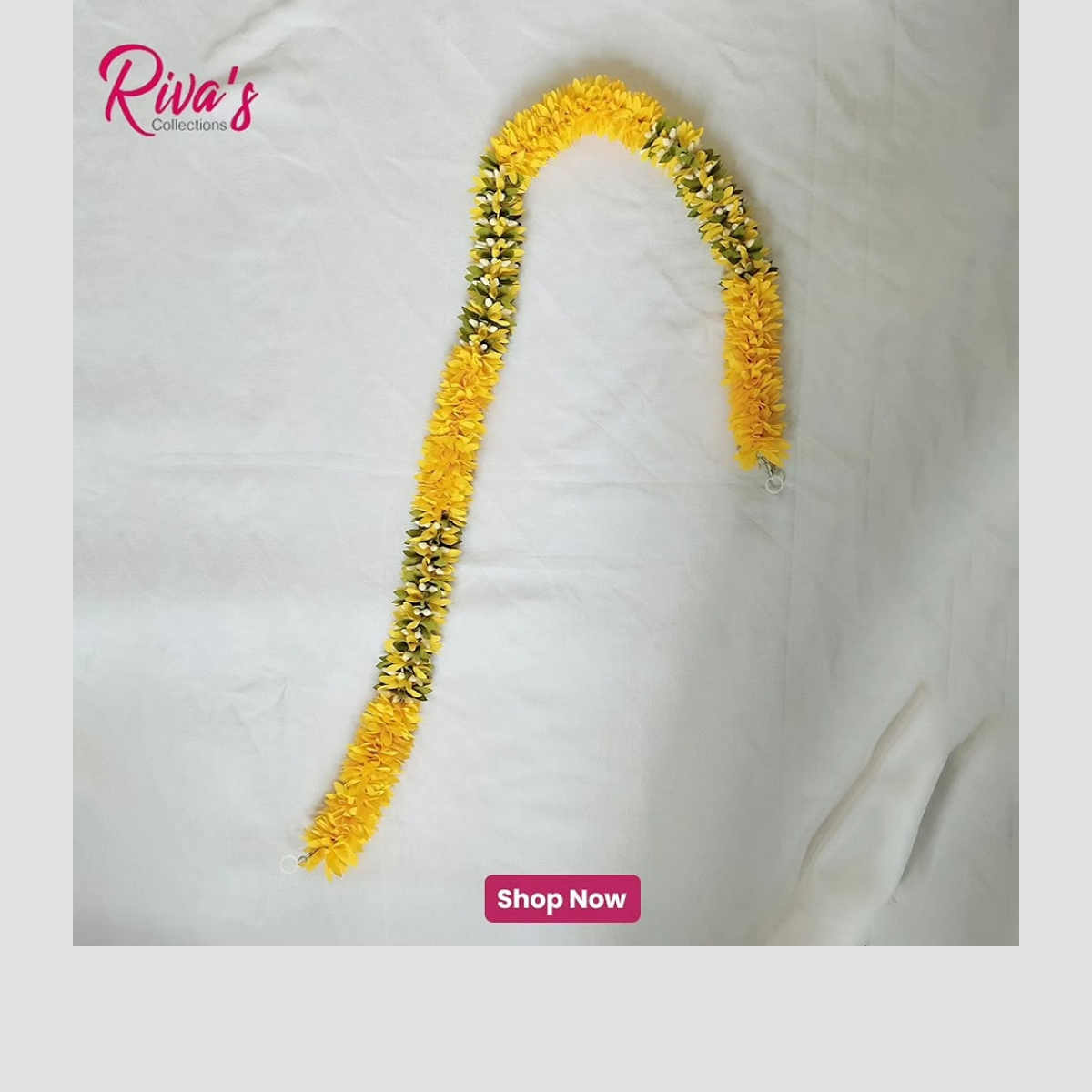 Soft Fabric Flower Garland - Image 5